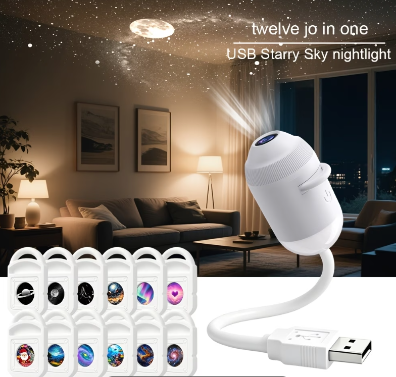 Brightminds USB Mini Galaxy Projector